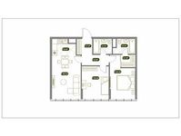 Планировка 3-комнатной квартиры, 69,9 м2