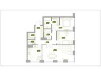 Планировка 3-комнатной квартиры, 101,3 м2
