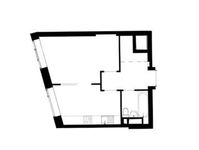 Планировка 1-комнатной квартиры, 37,7 м2