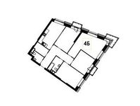 Планировка 4-комнатной квартиры, 112,6 м2