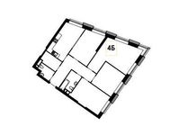 Планировка 4-комнатной квартиры, 112 м2