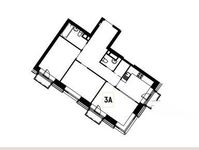 Планировка 3-комнатной квартиры, 70,7 м2