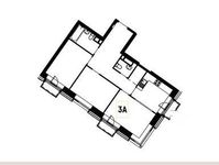 Планировка 3-комнатной квартиры, 69,9 м2
