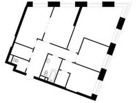 Планировка 4-комнатной квартиры, 106,8 м2