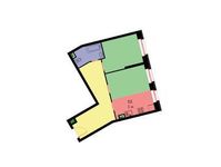 Планировка 2-комнатной квартиры, 55,9 м2