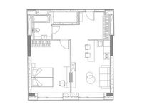 Планировка 2-комнатной квартиры, 52,89 м2