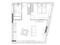 Планировка 2-комнатной квартиры, 52,63 м2