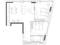 Планировка 3-комнатной квартиры, 73,21 м2