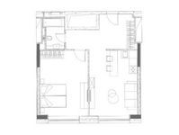 Планировка 2-комнатной квартиры, 54,18 м2