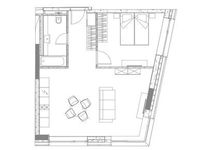 Планировка 2-комнатной квартиры, 52,8 м2