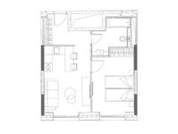 Планировка 2-комнатной квартиры, 39,53 м2