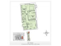 Планировка 2-комнатной квартиры, 70,4 м2