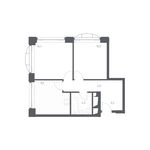 Планировка 2-комнатной квартиры, 51,9 м2