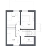 Планировка квартиры студии, 104 м2