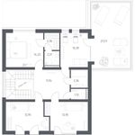 Планировка квартиры студии, 227 м2