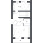 Планировка квартиры студии, 110 м2