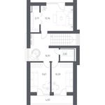 Планировка квартиры студии, 129 м2