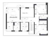 Планировка квартиры студии, 353,85 м2