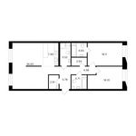 Планировка 3-комнатной квартиры, 109,83 м2
