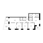 Планировка 4-комнатной квартиры, 144,47 м2