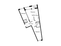 Планировка 3-комнатной квартиры, 85,2 м2