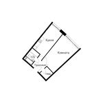 Планировка 1-комнатной квартиры, 47,3 м2
