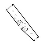 Планировка 2-комнатной квартиры, 51,5 м2