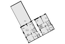 Планировка 4-комнатной квартиры, 150 м2