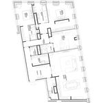Планировка 3-комнатной квартиры, 202,8 м2