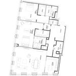 Планировка 2-комнатной квартиры, 173,3 м2