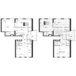 Планировка 7-комнатной квартиры, 252 м2