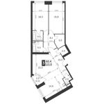 Планировка 3-комнатной квартиры, 113 м2