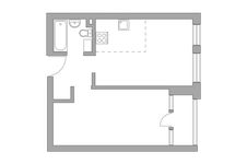 Планировка 2-комнатной квартиры, 47,7 м2