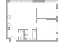 Планировка 3-комнатной квартиры, 67,6 м2