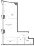 Планировка 2-комнатной квартиры, 46,37 м2