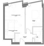 Планировка 2-комнатной квартиры, 47,82 м2
