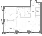 Планировка 3-комнатной квартиры, 73,6 м2