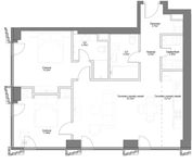 Планировка 3-комнатной квартиры, 73,81 м2