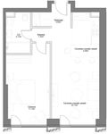 Планировка 2-комнатной квартиры, 54,04 м2