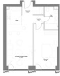 Планировка 2-комнатной квартиры, 54,19 м2
