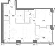 Планировка 3-комнатной квартиры, 73,66 м2