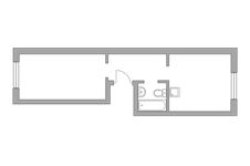 Планировка 1-комнатной квартиры, 36,9 м2