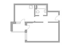 Планировка 1-комнатной квартиры, 40,3 м2