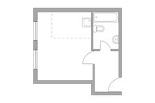 Планировка квартиры студии, 27,1 м2