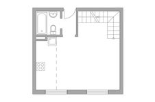 Планировка квартиры студии, 44,6 м2
