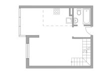 Планировка квартиры студии, 52,7 м2