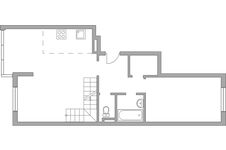 Планировка 2-комнатной квартиры, 68,5 м2