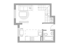 Планировка квартиры студии, 46 м2