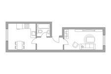 Планировка 1-комнатной квартиры, 36,9 м2