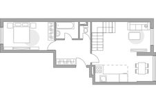 Планировка 2-комнатной квартиры, 72,3 м2
